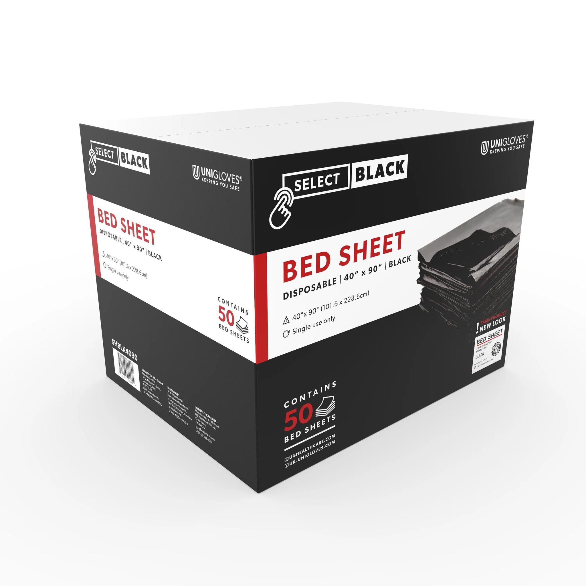 Disposable Black Bed Sheets