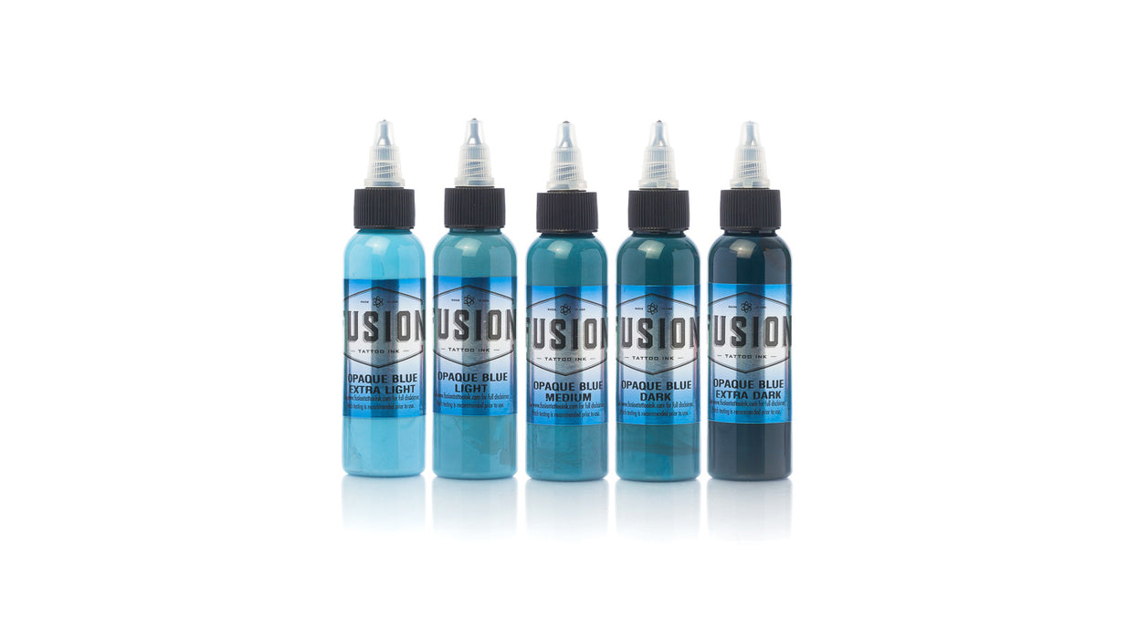 Fusion Ink - Opaque Blue Set
