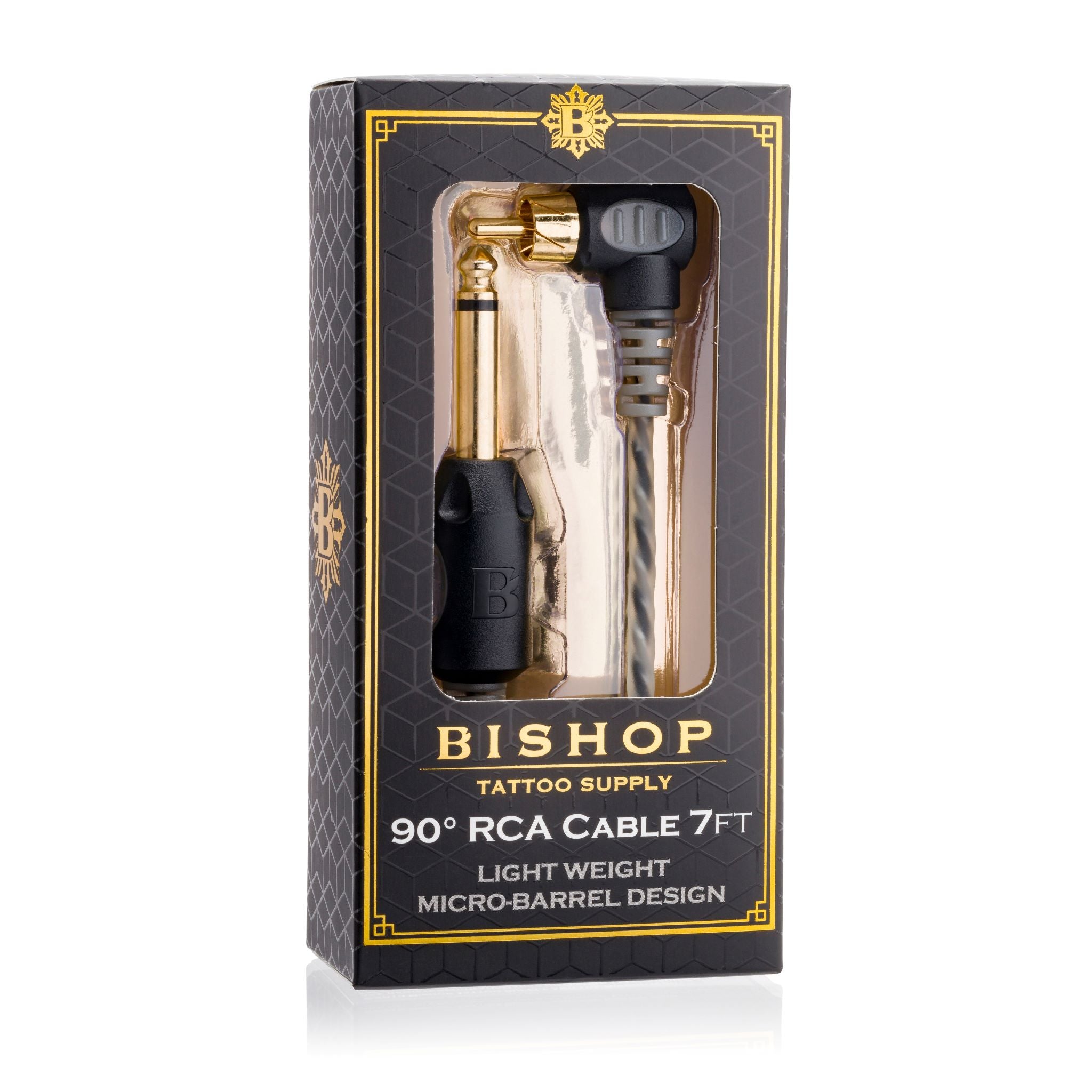 Bishop Lightweight Premium RCA 90 Degree Cord