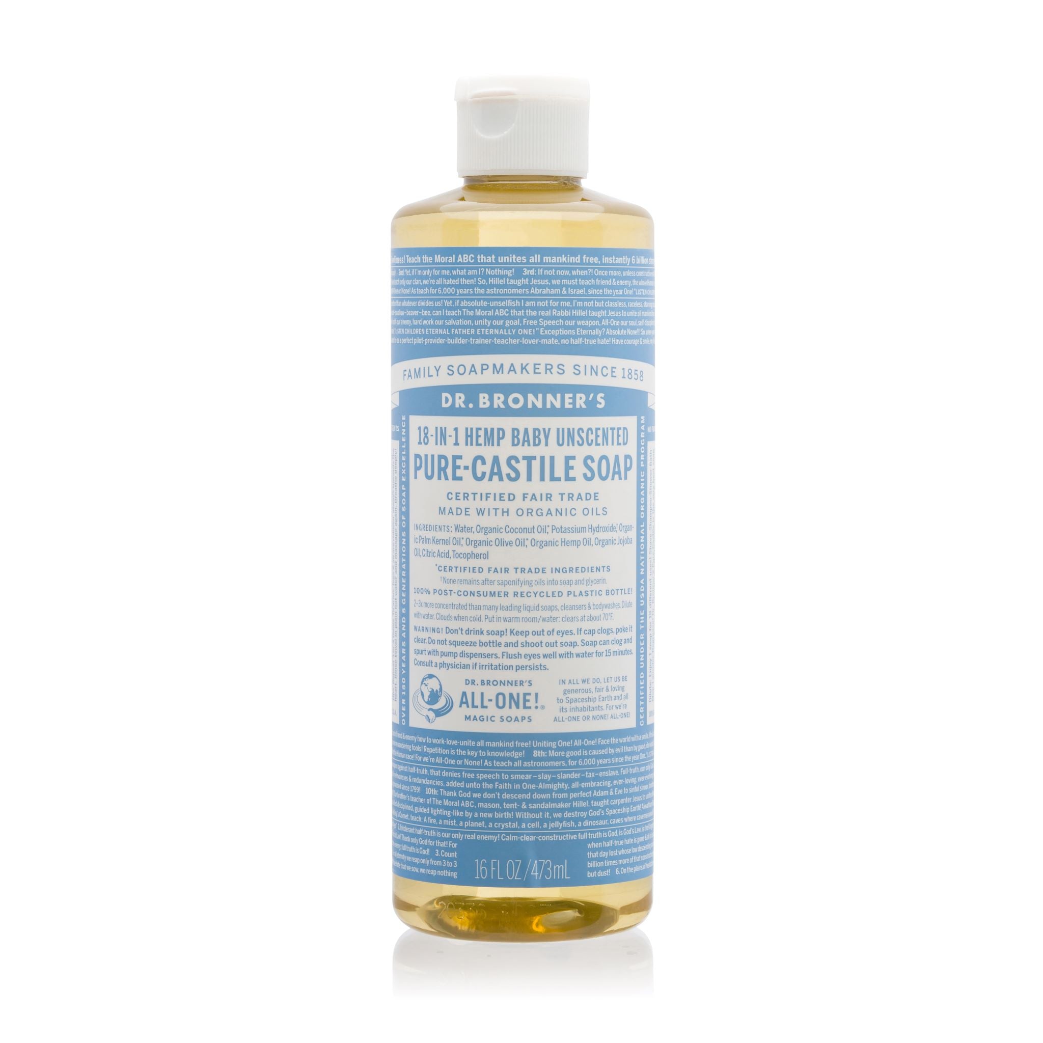 Dr. Bronners soap 16oz