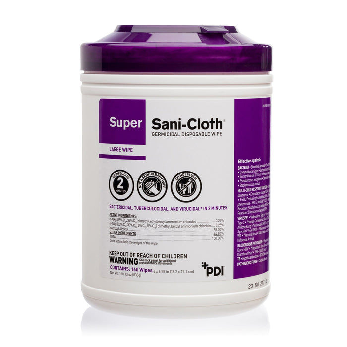 Super Sani-Cloth Wipes - Purple Top