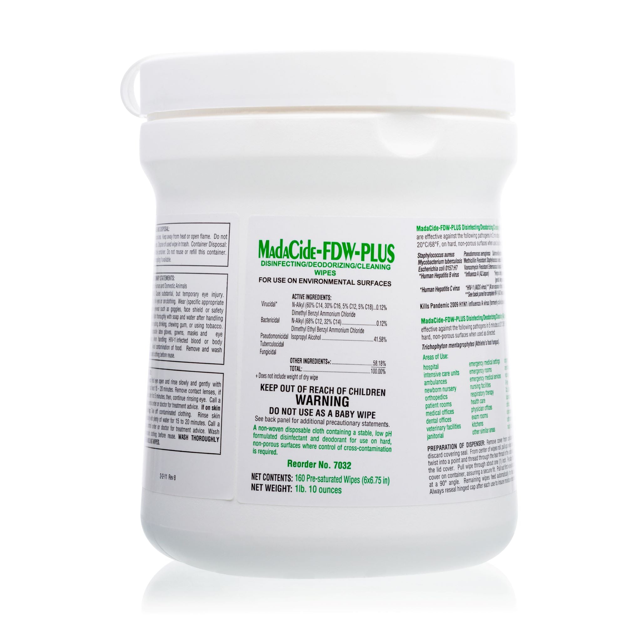 MadaCide FDW-Plus Wipes