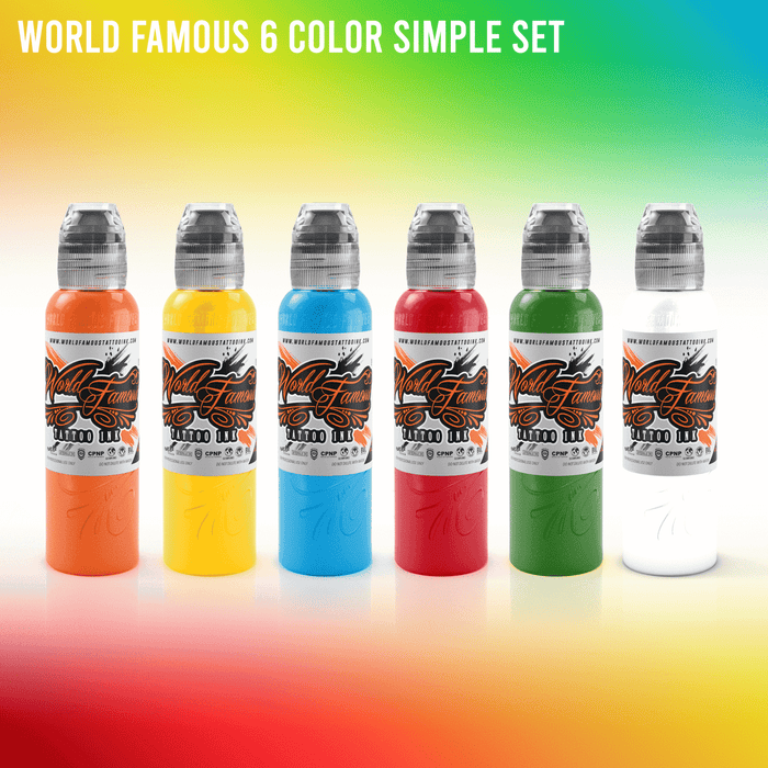 World Famous 6 Color Simple Set